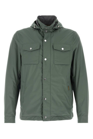 Green polyester  Fenzi jacket MOORER (FENZISTU)