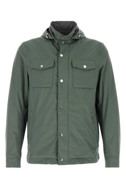 Green polyester  Fenzi jacket MOORER (FENZISTU)