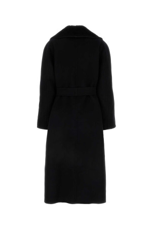 Black wool blend coat FENDI (FF6041ASZU)