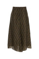 Embroidered silk skirt FENDI (FQ7601A8G3)