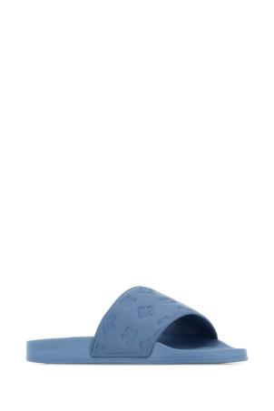 Light blue rubber slippers DSQUARED (FSM009035008877)