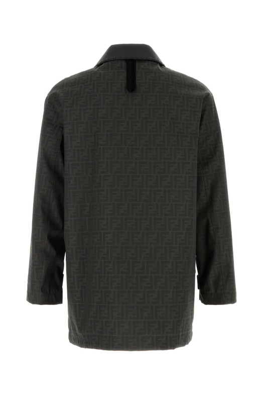 Embroidered canvas coat FENDI (FW1329ASCK)