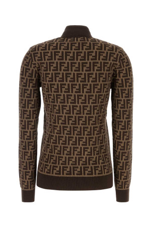 Embroidered cotton sweater FENDI (FZXC73ASJT)