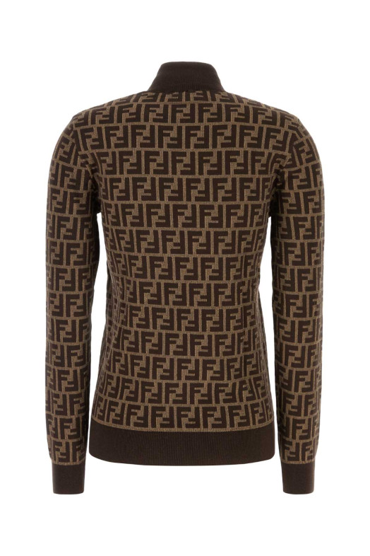 Embroidered cotton sweater FENDI (FZXC73ASJT)