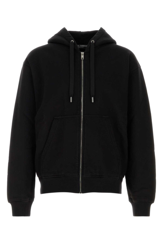 Black cotton sweatshirt Black DOLCE & GABBANA (G9AIYZHU7VX)