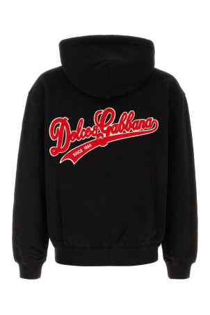 Black cotton sweatshirt Black DOLCE & GABBANA (G9AIYZHU7VX)