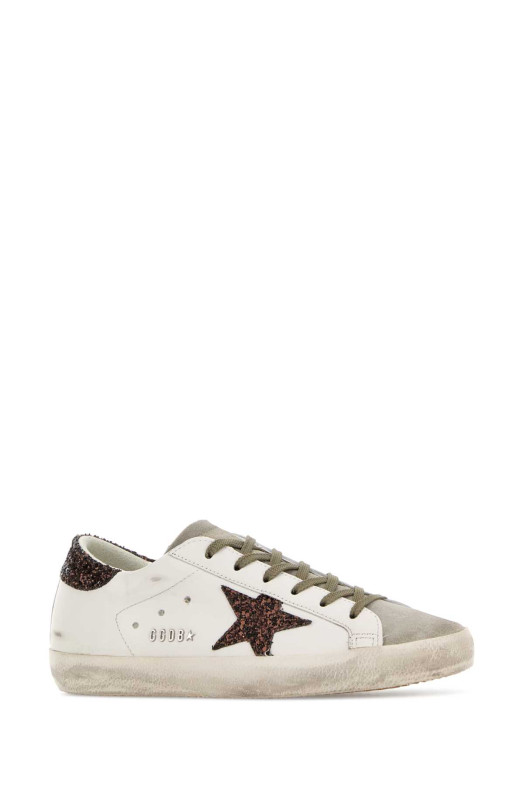 White leather Super Star sneakers GOLDEN GOOSE DELUXE BRAND (GWF00101F008122)