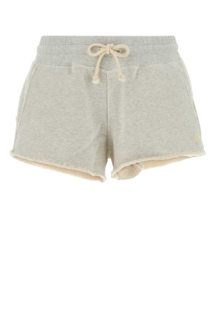 Light grey cotton shorts GOLDEN GOOSE DELUXE BRAND (GWP02675P002425)