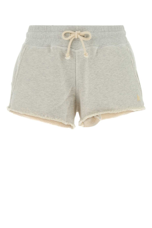 Light grey cotton shorts GOLDEN GOOSE DELUXE BRAND (GWP02675P002425)