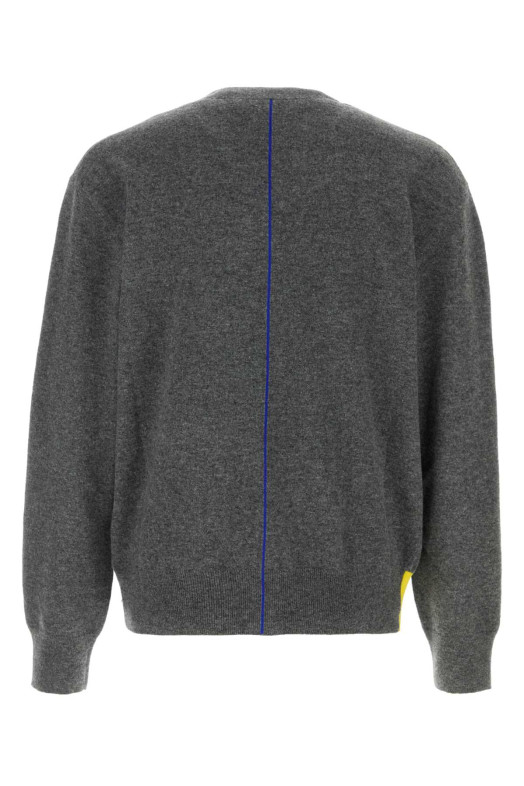 Dark grey stretch wool blend cardigan Gray LOEWE (H526Y16KAQ)