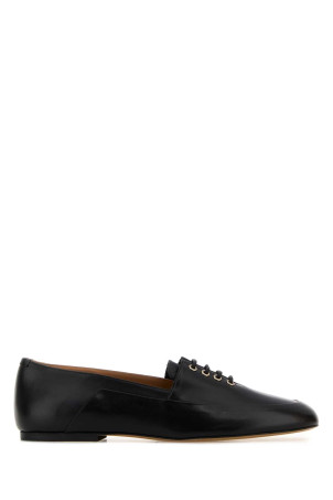 Black leather loafers JIL SANDER (J16WR0031P7689)