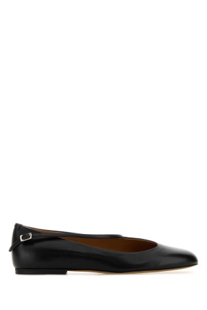 Black leather Elyss ballerinas JIL SANDER (J16WZ0020P7689)