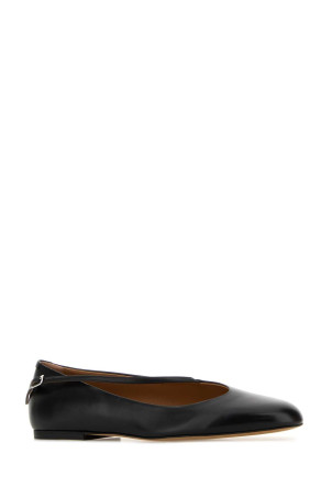 Black leather Elyss ballerinas JIL SANDER (J16WZ0020P7689)