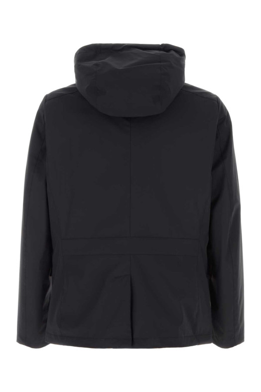 Midnight blue stretch nylon Ranieri jacket Blue MOORER (RANIERIKR)