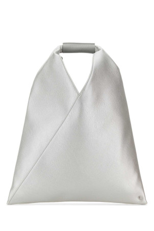 Silver synthetic leather Japanese handbag MM6 MAISON MARGIELA (S54WD0043P8396)