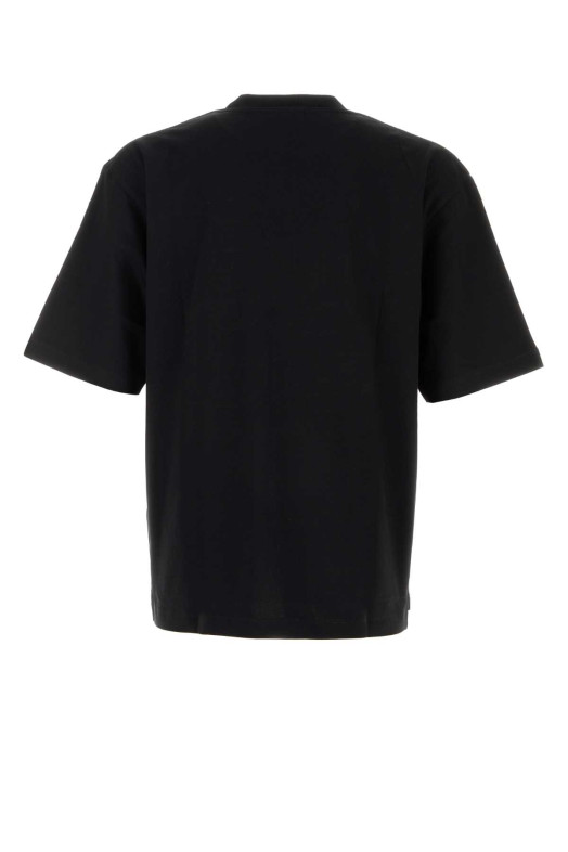 Black cotton oversize t-shirt DSQUARED (S71GD1649D20033)