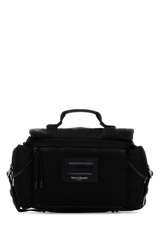 Black canvas Messenger handbag MAISON MARGIELA (SB1WG0078P6763)