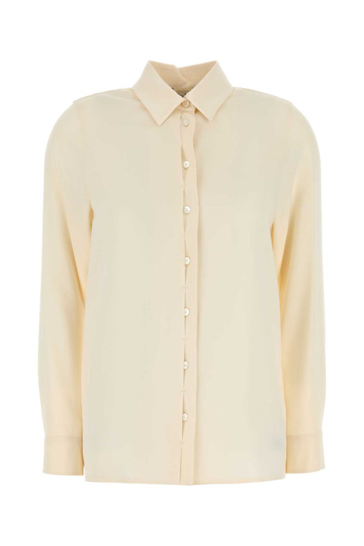 Cream stretch silk Avion shirt MAX MARA (2521116018600)