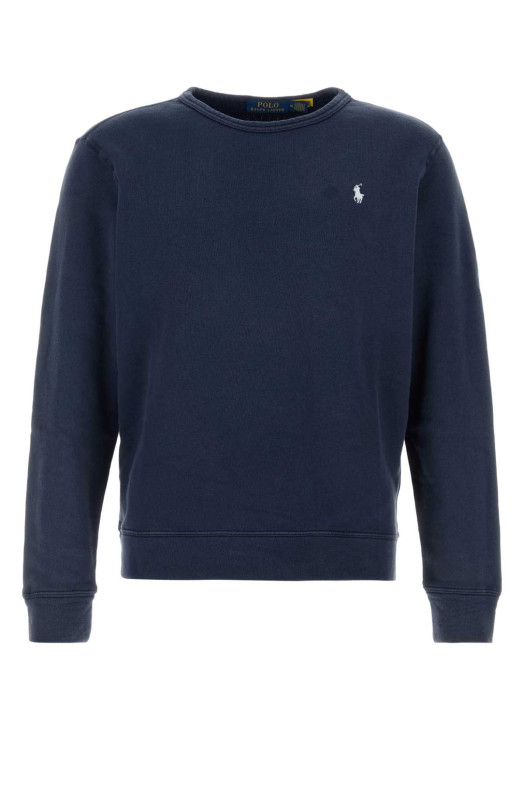Navy blue cotton blend sweatshirt POLO RALPH LAUREN (710A12485)