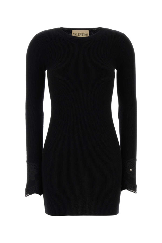 Black cashmere dress Black VALENTINO GARAVANI (7B0KC69G9SH)