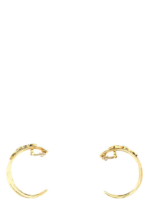 Gold metal Cassandre earrings SAINT LAURENT (851107Y1500)
