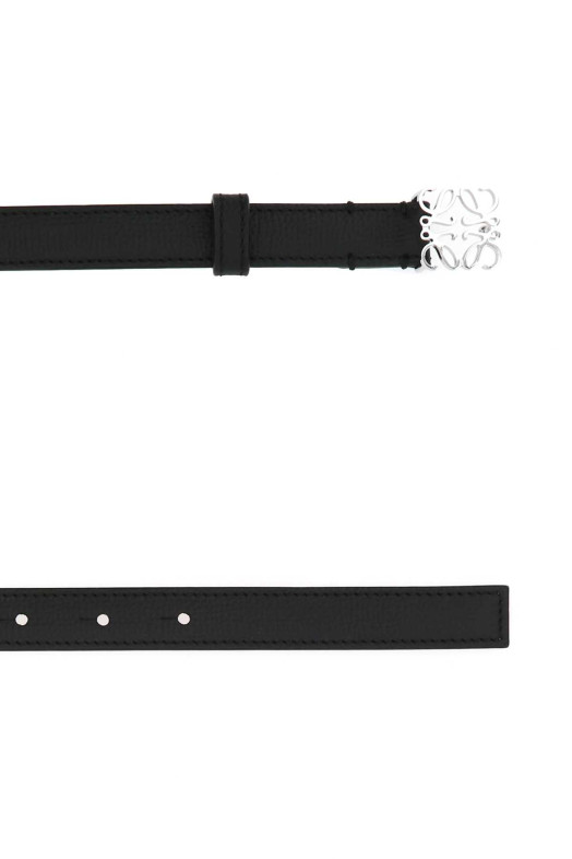 Black leather belt LOEWE (E821Z15X02)