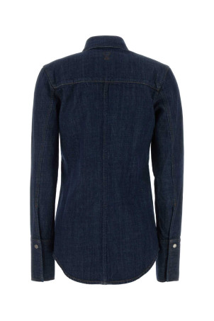 Blue denim shirt AMI (FSH832DE0122)