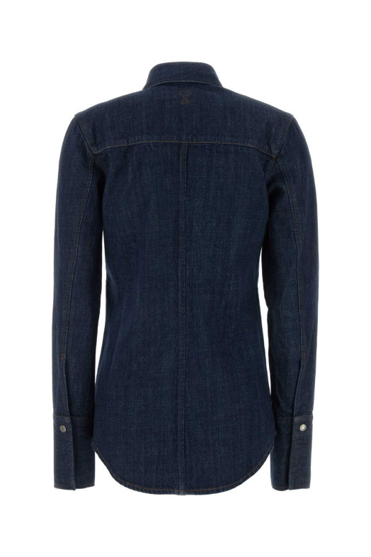 Blue denim shirt AMI (FSH832DE0122)