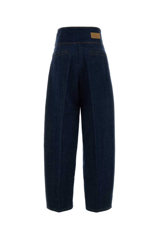 Denim wide-leg jeans AMI (FTR872DE0122)