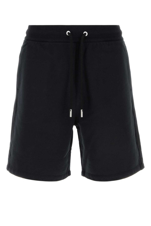 Black cotton bermuda shorts AMI (HSO825730)