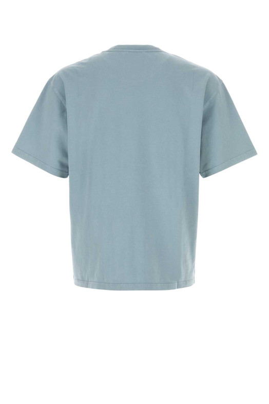 Powder blue cotton t-shirt MARNI (HUMU0358GXUSCY94)