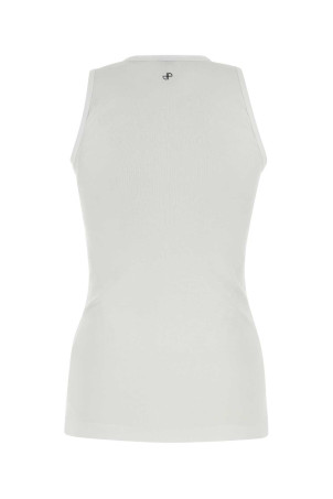 White cotton tank top PATOU (JE0159994)