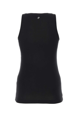 Black cotton tank top PATOU (JE0159994)