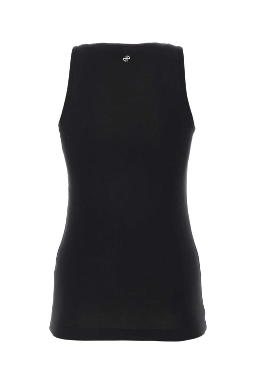 Black cotton tank top PATOU (JE0159994)