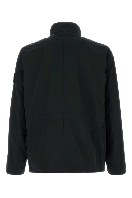 Black polyester jacket Black STONE ISLAND (L1S154100034S0026)