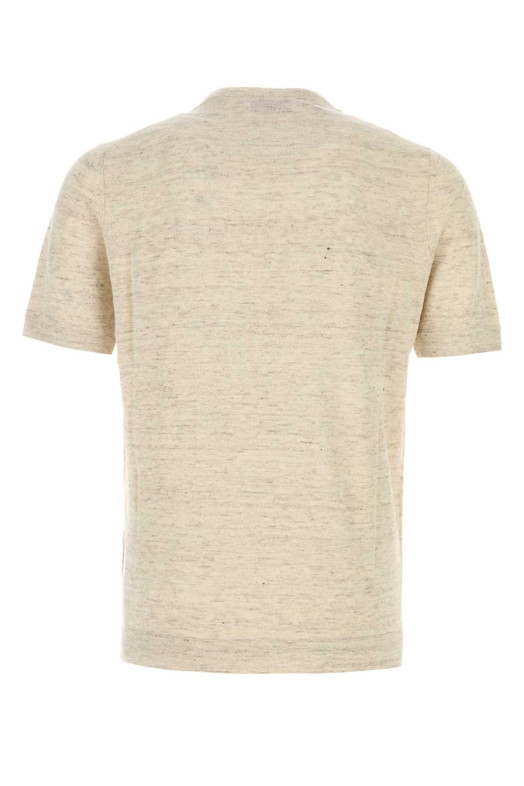 Melange sand linen blend sweater BRUNELLO CUCINELLI (M2L00340)