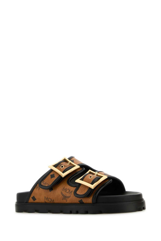 Printed canvas slippers MCM (MEXFSMM02)