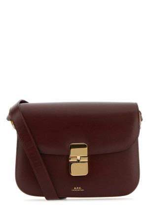 Grape leather small Grace crossbody bag A.P.C. (PXBMWF61413)