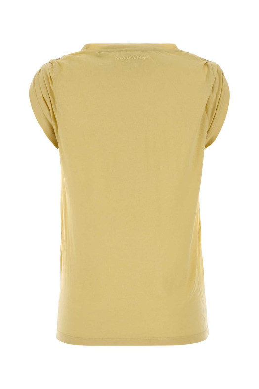 Yellow cotton blend Zelna tank top ISABEL MARANT ETOILE (TS0157FAD1N05E)