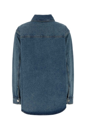 Denim oversize shirt Lilac AMI (UJK897DE0046)