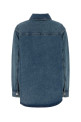 Denim oversize shirt Lilac AMI (UJK897DE0046)
