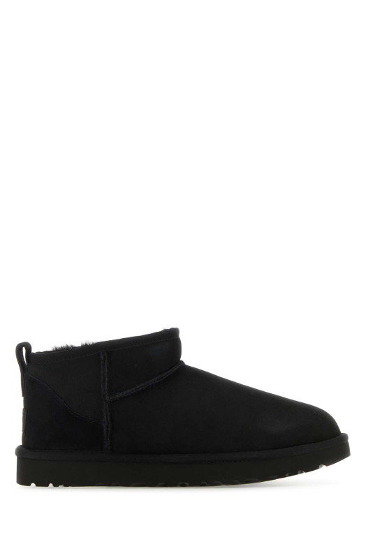 Black suede Classic Ultra Mini ankle boots Black UGG (1116109)
