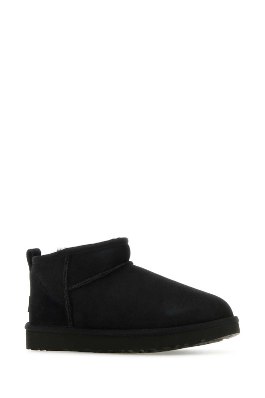 Black suede Classic Ultra Mini ankle boots Black UGG (1116109)