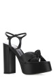 Black leather Bianca 85 sandals Black SAINT LAURENT (6067131N800)