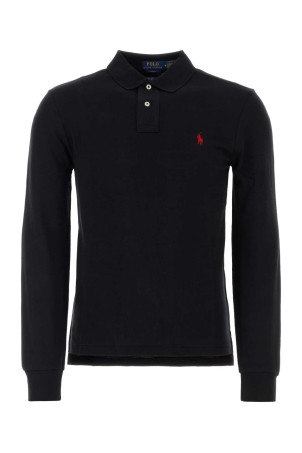 Black piquet polo shirt POLO RALPH LAUREN (710681126)