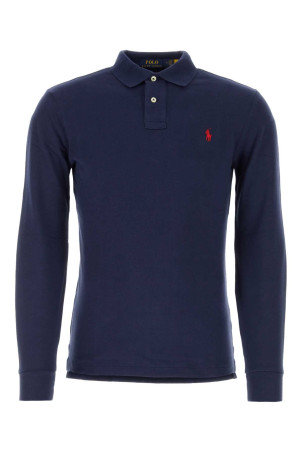 Dark blue piquet polo shirt POLO RALPH LAUREN (710681126)