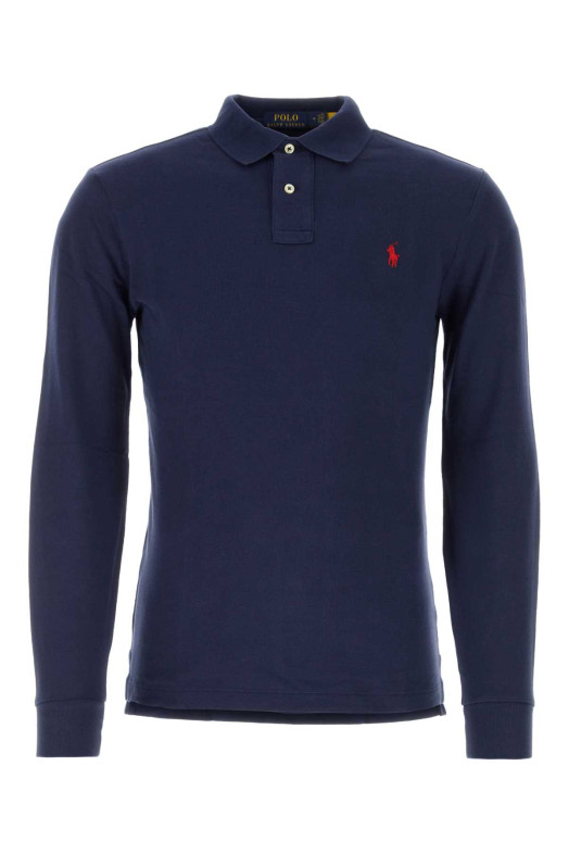 Dark blue piquet polo shirt POLO RALPH LAUREN (710681126)