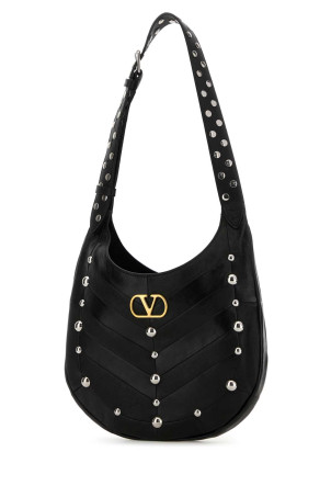 Black leather VLogo Signature shoulder bag Black VALENTINO GARAVANI (7W0B0S63PXJ)