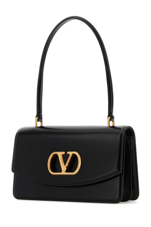 Black leather Vain shoulder bag Black VALENTINO GARAVANI (7W2B0R93GCB)