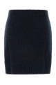 Midnight blue bouclÃ© mini skirt BOTTEGA VENETA (812470V4WQ0)